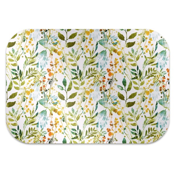Mótif bureaustoelmat Boho -bloemen