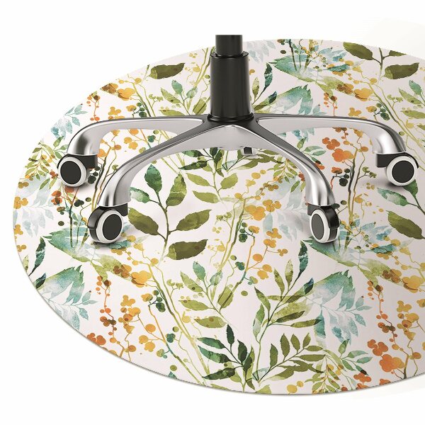 Mótif bureaustoelmat Boho -bloemen