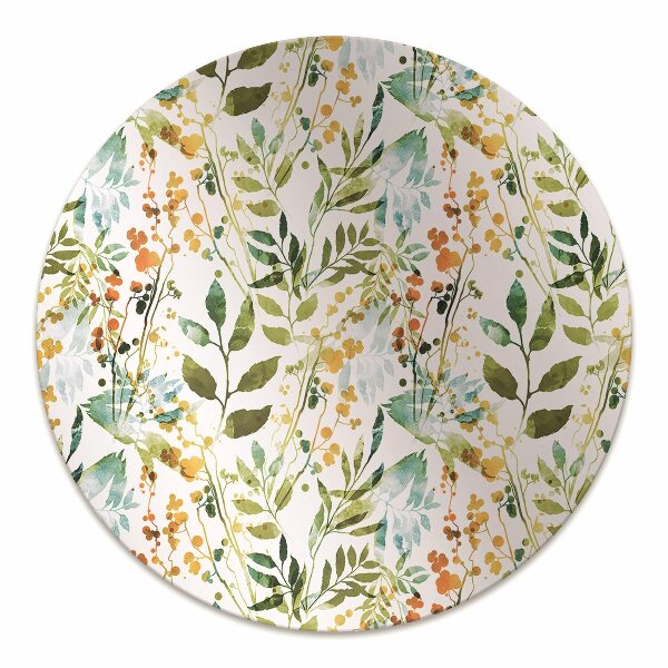 Mótif bureaustoelmat Boho -bloemen