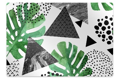 Mótif bureaustoelmat Jungle -abstractie
