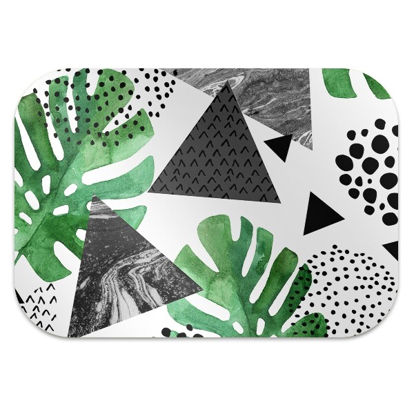 Mótif bureaustoelmat Jungle -abstractie