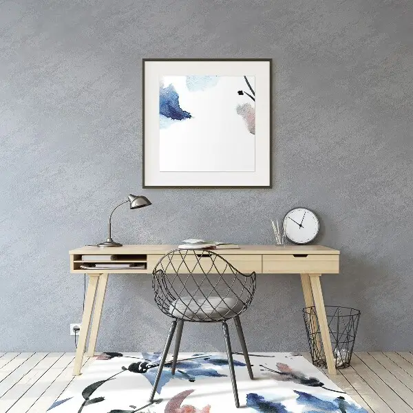 Vloerbeschermer Aquarelbloemen
