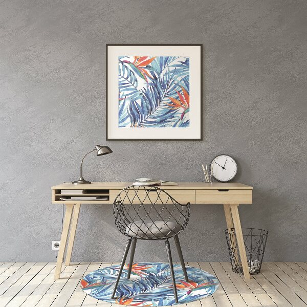 Vloerbeschermer Blauw paradijs