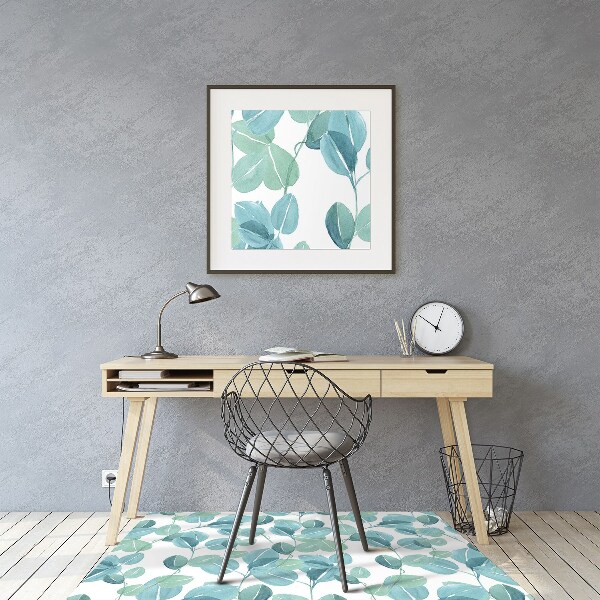 Mótif bureaustoelmat Eucalyptus