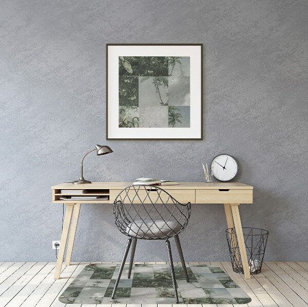 Vloerbeschermer Tropisch patchwork