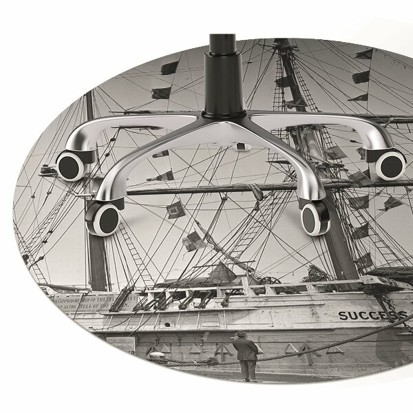 Bureaustoel vloerbeschermer Vintage schip