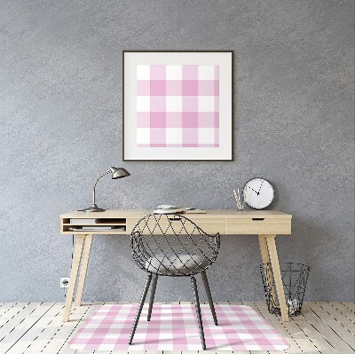 Stoel mat Roze grille