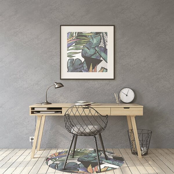 Vloerbeschermer Palm bladeren