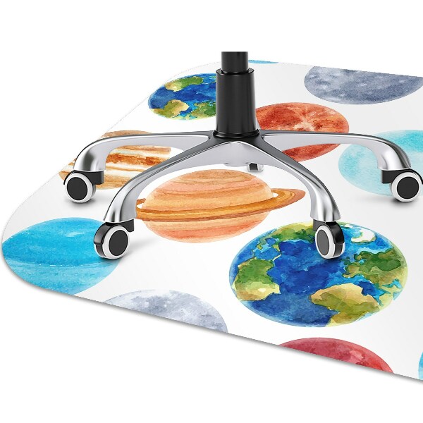 Vloerbeschermer Kleurrijke planeten