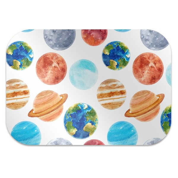 Vloerbeschermer Kleurrijke planeten