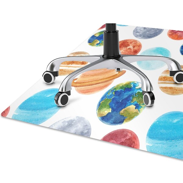Vloerbeschermer Kleurrijke planeten