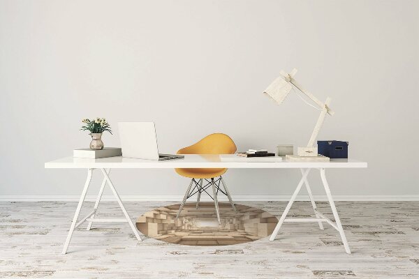 Bureaustoel vloerbeschermer Houten abstractie