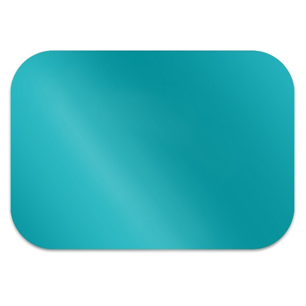 Bureaustoel vloerbeschermer Donkere turquoise kleur