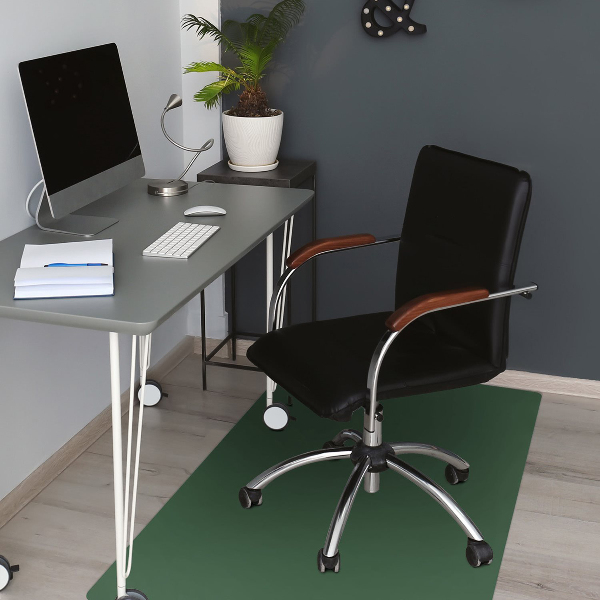 Bureaustoel vloerbeschermer Donkergroene kleur