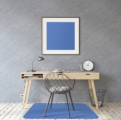 Bureaustoel vloerbeschermer Donkere azuurblauwe kleur