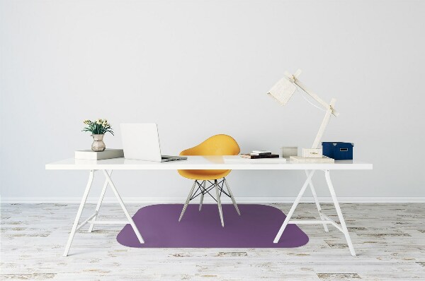 Bureaustoel vloerbeschermer Donkere violette kleur
