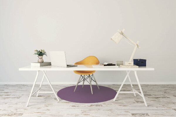 Bureaustoel vloerbeschermer Donkere violette kleur