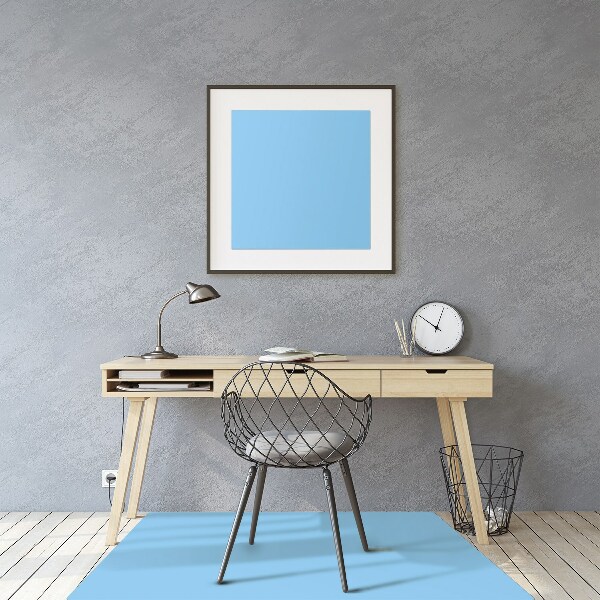 Vloerbeschermer Blauwe pastelkleur