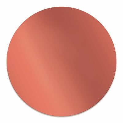 Bureaustoel vloerbeschermer Pastel oranje kleur