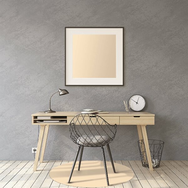 Bureaustoel vloerbeschermer Beige kleur