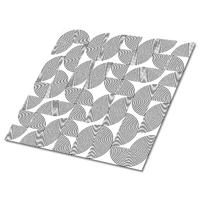 Vinyl tegels Geometrisch grijs thema