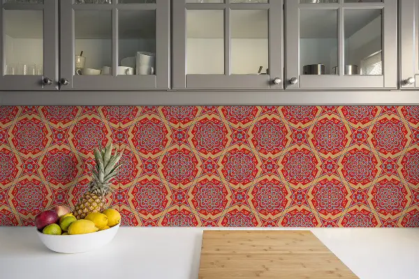 PVC tegels Arabisch bloemenpatroon