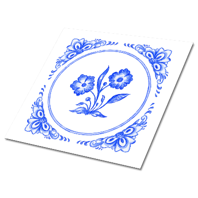 PVC tegels Azulejos bloem