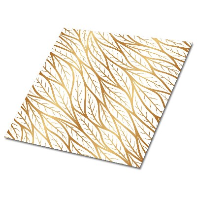 PVC tegels gouden bladeren