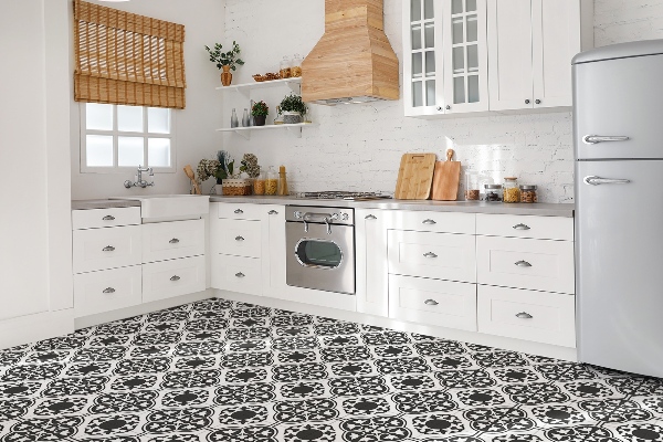 PVC tegels Bloem ornament
