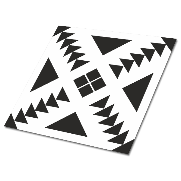 Vinyl tegels Driehoeken en vierkanten