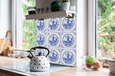 PVC tegels Azulejos -stijl windmolen