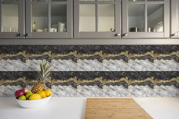 Vinyl tegels Marmeren strand