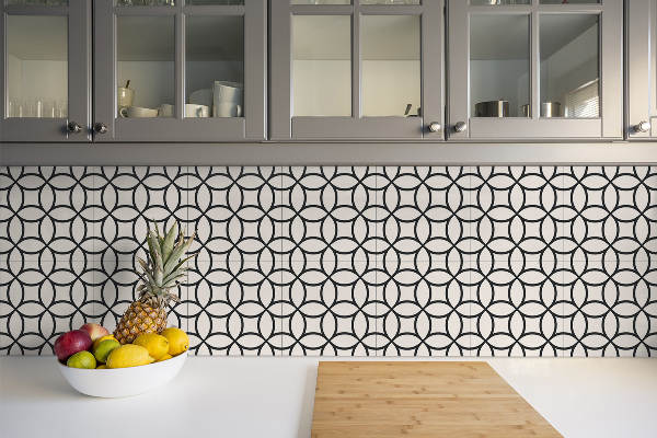Vinyl tegels zelfklevend Geometrische wielen