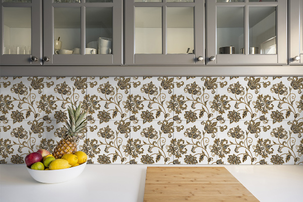 PVC tegels Bloemen ornament