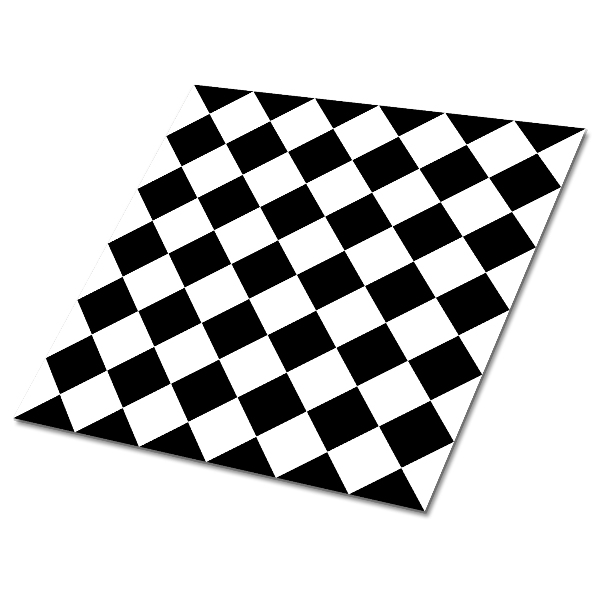 Vinyl tegels zelfklevend Schuin schaakbord
