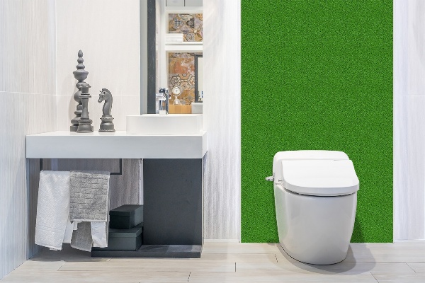 PVC wandpanelen Decoratieve gras textuur