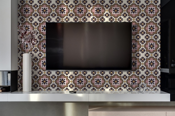 PVC wandpanelen Arabische bloemen