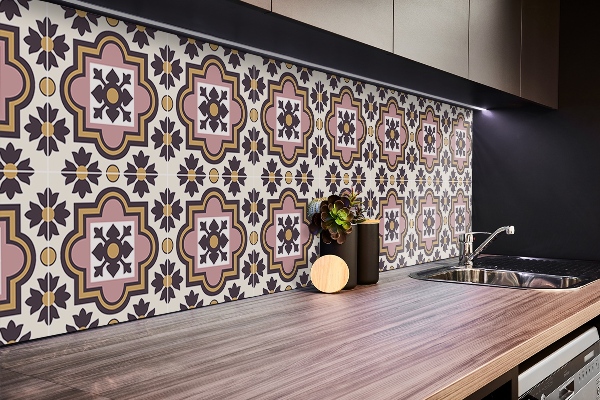 PVC wandpanelen Arabische bloemen
