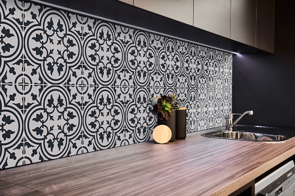 PVC wandpanelen Groentepatroon