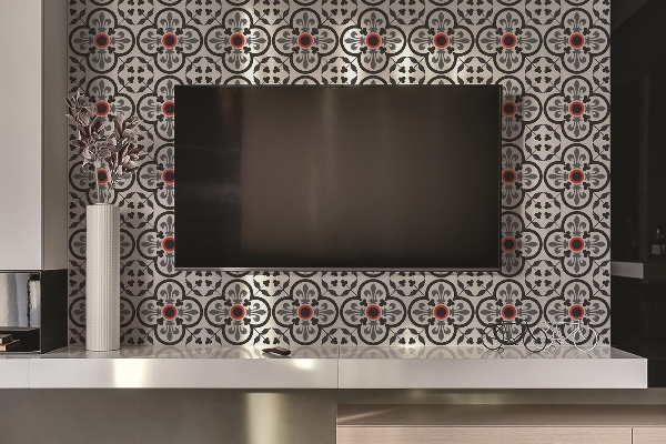 PVC wandpanelen Bloemen en koninklijke motieven