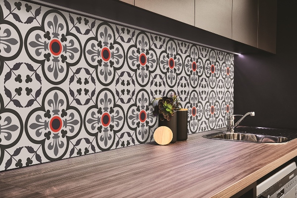 PVC wandpanelen Bloemen en koninklijke motieven