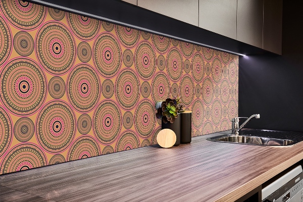 Vinyl wandbekleding Arabisch etnisch patroon
