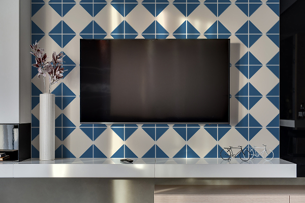 Wandpanelen pvc Decoratief voor een romb -tv