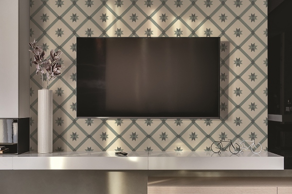 Vinyl wandbekleding Geometrisch patroon