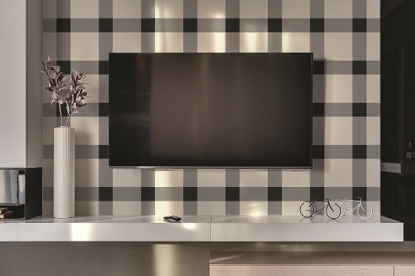 Vinyl wandbekleding Op de muur van het vierkant