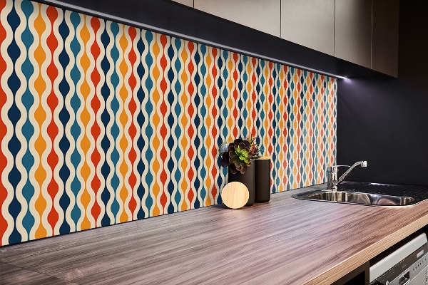 PVC wandpanelen Vloer retro patroon