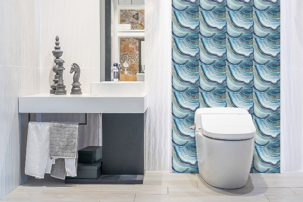 Vinyl wandbekleding Decoratief agaatkruis -sectie