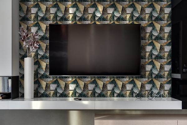 PVC wandpanelen Art deco -abstractie
