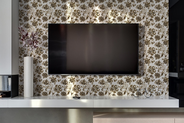 Vinyl wandbekleding Bloemen ornament