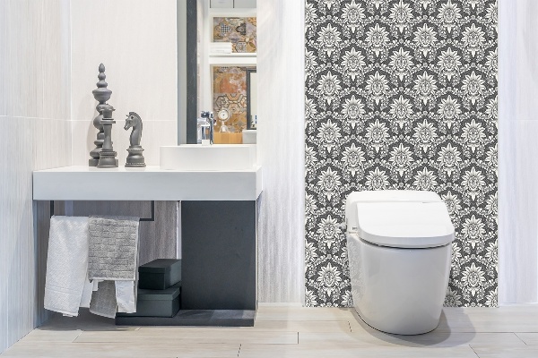 Vinyl wandbekleding Oud -modes patroon